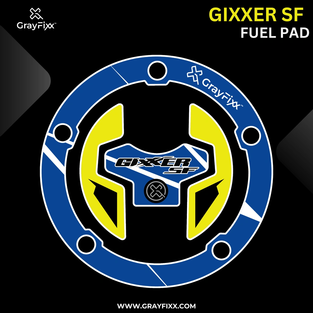 Gixxer SF Fuel Pad | Premium 3D Gel Fuel Pad, Pack of 1